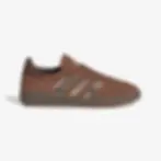 Adidas Handball Spezial Womens Sneakers KI2165 in preloved brown, crystal linen side panel with snake stripes