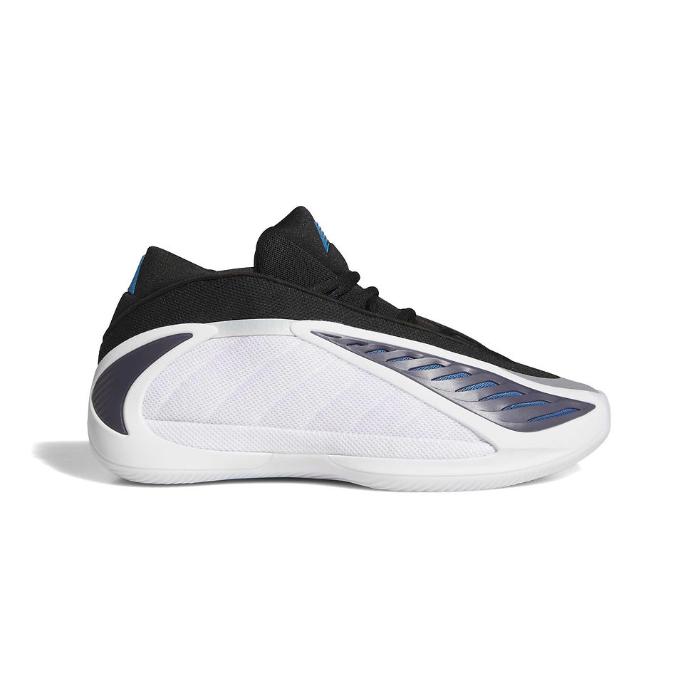 Adidas Anthony Edwards AE2 JQ9493 Basketball Sneakers in white, black,dusty blue