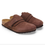 Birkenstock Nagoya Nubuck Leather desert buck roast side 3/4 view angled overview pair