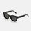 Thumbnail: Retrosuperfuture Sempre Black Sunglasses in shiny black acetate