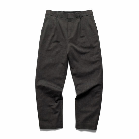 Reigning Champ Wool Twill Ivy Trouser | heather carbon | Evolve Reigning Champ Wool Twill Ivy Trouser | heather carbon | Evolve