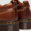 Thumbnail: Dr. Martens Lowell Leather Moc Toe Shoes in butterscotch orleans back heel close up