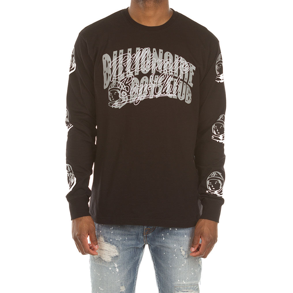 Billionaire Boys Club ARCH SCRIPT L/S Knit T-Shirt | black