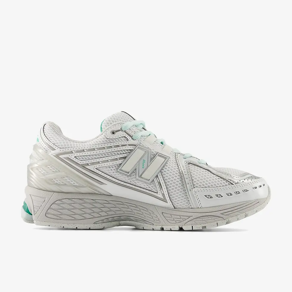Thumbnail: New Balance 1906 Sneakers U19061HV in white, deep end inner logo panel at evolve clothing gallery new jersey