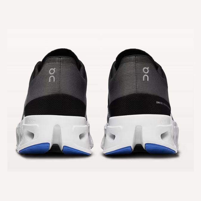 On Cloudeclipse Men's Sneakers in black frost heel close up