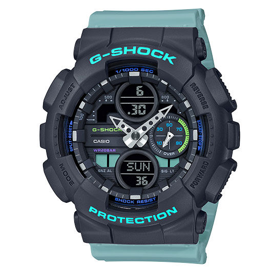 G-Shock S Series Watch GMAS140 | subdued teal