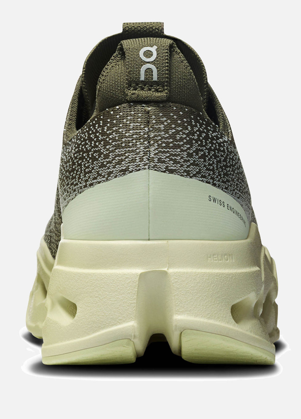 Thumbnail: On Cloudsurfer Max Men's Sneaker olive, seedling back heel