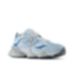 New Balance 9060 Sneakers U9060EED in chrome blue toe box detail