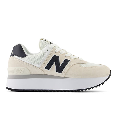【New Balance】 WL574ZAH New Balance Women's 574+ Sneakers WL574ZAH | linen/sea salt