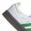 Thumbnail: Adidas Sambae Women's Sneakers in cloud white, green, off white side stripe close up detail