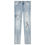 Thumbnail: Ksubi Mens Van Winkle GRAFITTI Denim in washed blue front flat