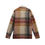 Thumbnail: Wax London Nolan Check Wool Overshirt in natural, multicolor back flat