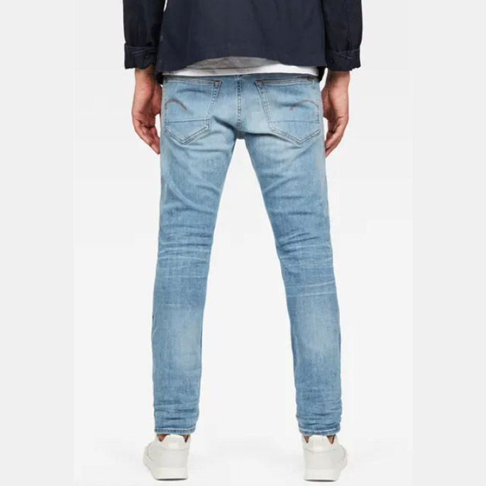 G-Star 3301 Slim Denim | light wash indigo