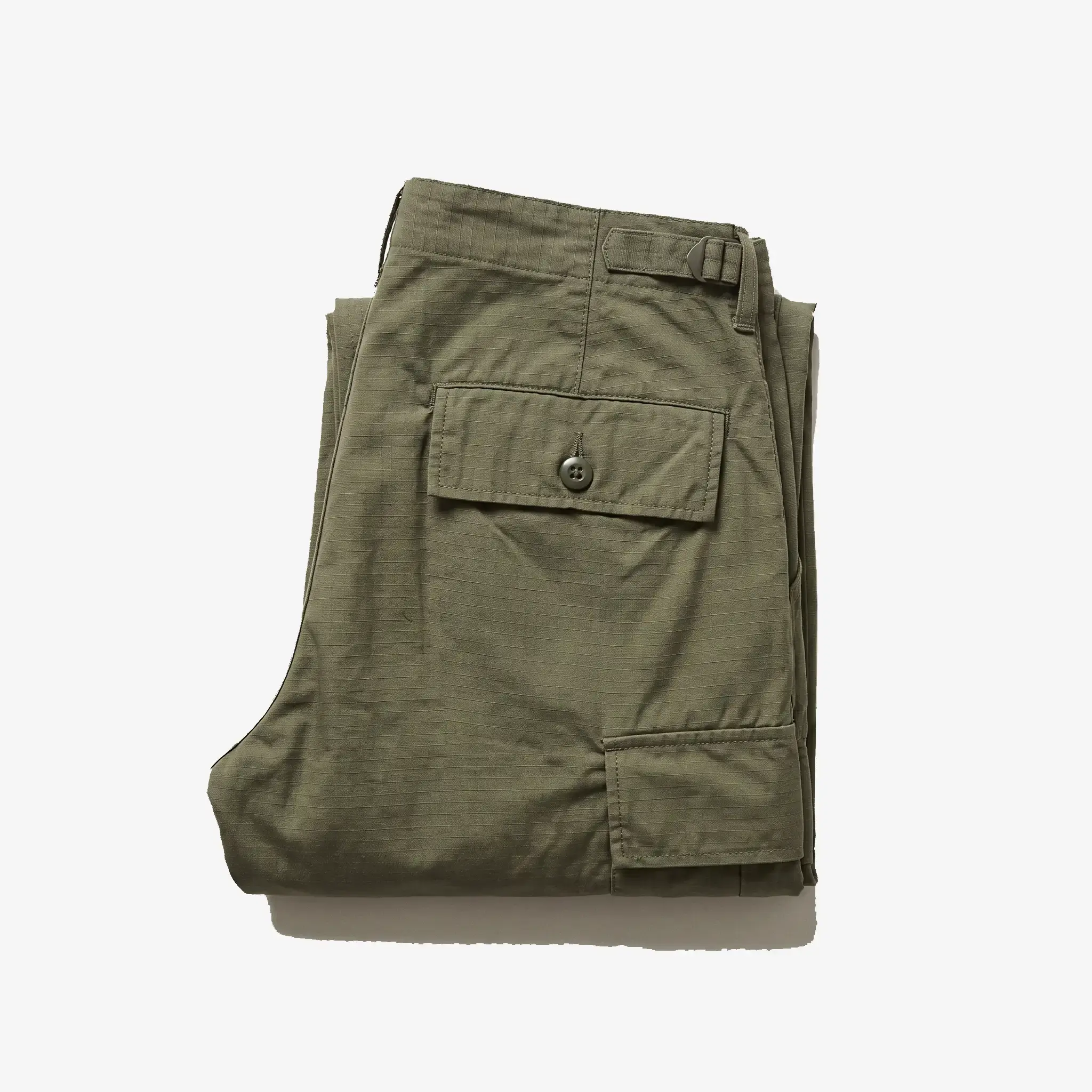orSlow Vintage Fit 6 Pocket Cargo Pants in army green