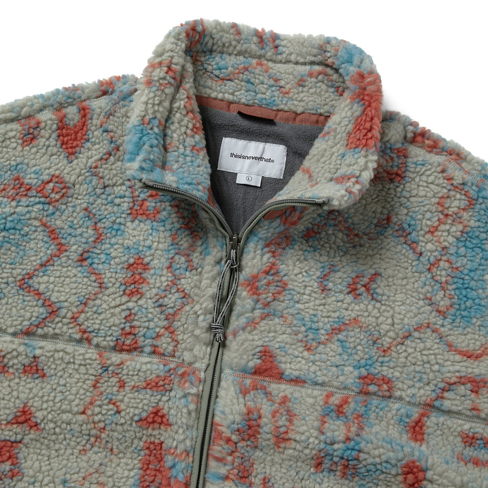 ★thisisneverthat★T Sherpa Fleece Jacket★大人気★ MUSINSA | thisisneverthat® T Sherpa Fleece Jacket Grey