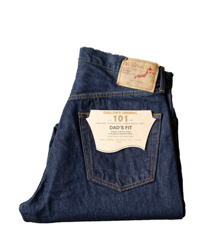 orSlow 101 DAD’S FIT DENIM SIZE 5 orSlow Dad's Fit Denim 1010W | 1 Wash (Color 81) | Evolve Clothing