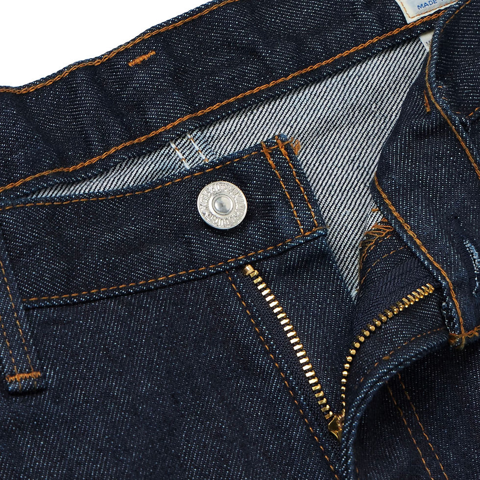 Thumbnail: orSlow Dad's Fit Denim 1010W 1 Wash (Color 81)