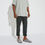 Thumbnail: Birkenstock Boston Nubuck Leather in whale grey on foot