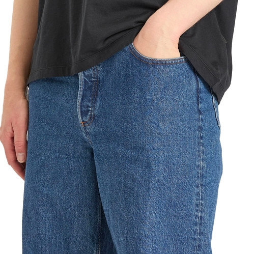 A.P.C. Aaron Wide Leg Jeans | stonewashed indigo | Evolve Clothing