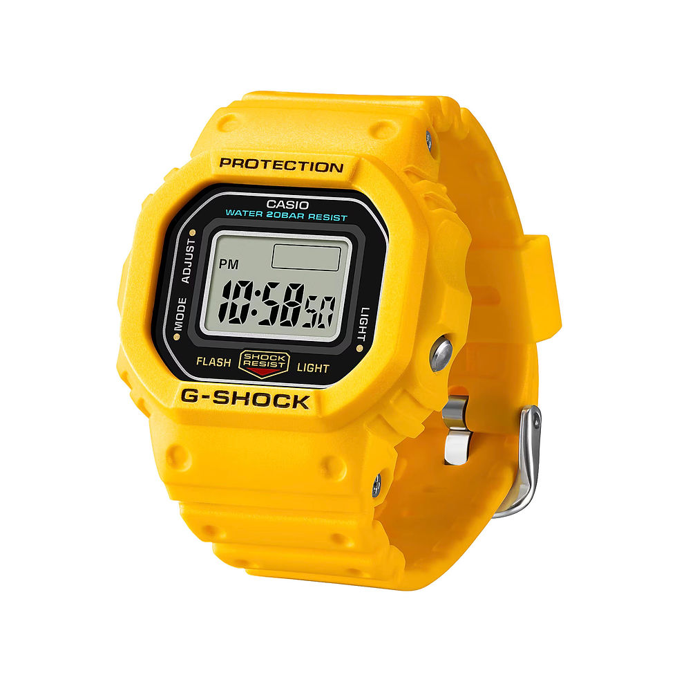 Thumbnail: Casio Ring Watch DWN5600-9 in yellow front face