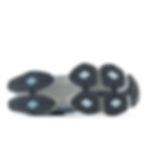 New Balance 9060 Sneakers U9060EED in chrome blue bottom sole detail