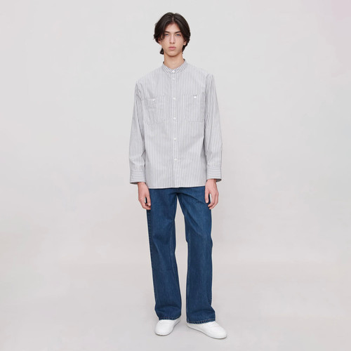 A.P.C. Aaron Wide Leg Jeans | stonewashed indigo | Evolve Clothing