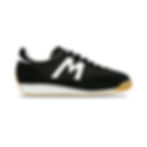 Karhu Mestari Sneakers in black suede and white accents