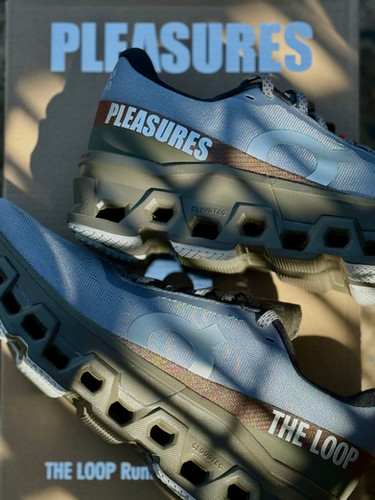 On X Pleasures X the Loop Cloudmonster2 Sneaker | mist/olive