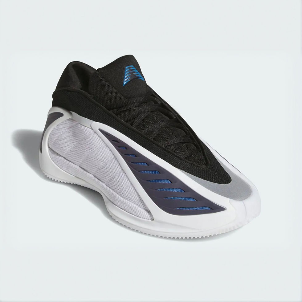 Adidas Anthony Edwards AE2 JQ9493 Basketball Sneakers in white, black,dusty blue