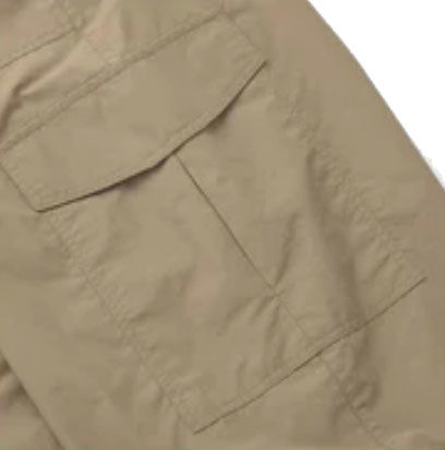 Thumbnail: FrizmWORKS Nylon Cargo Balloon Pants beige pocket detail