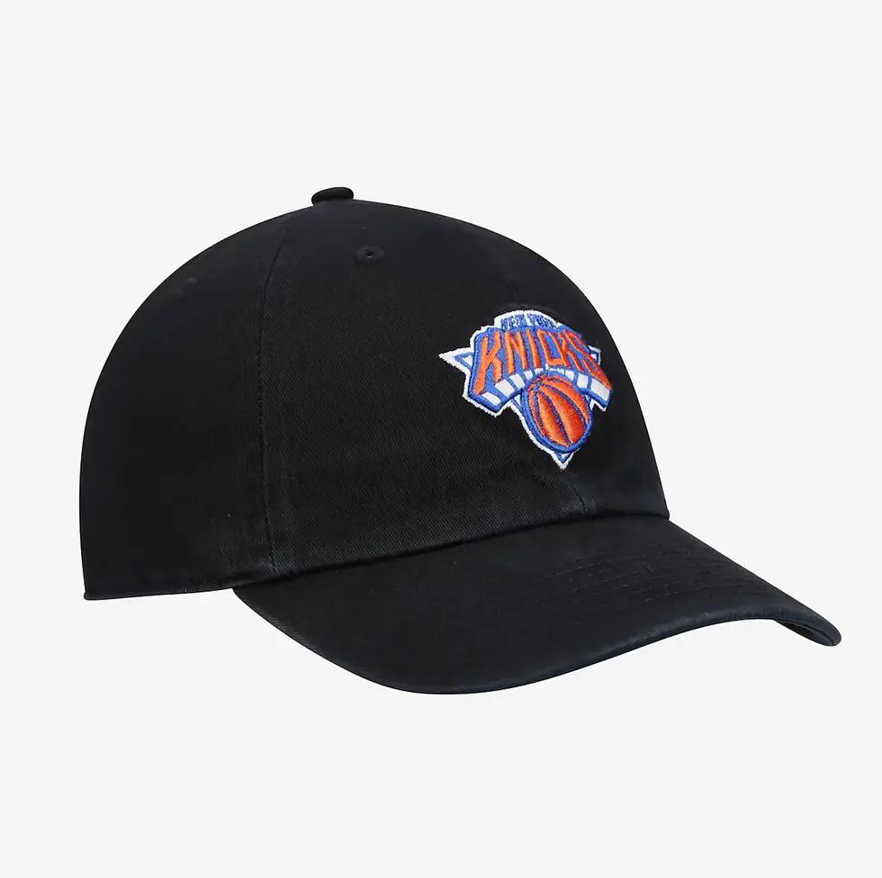 Thumbnail: 47 Brand New York Knicks CLEAN UP Cap in black side panel