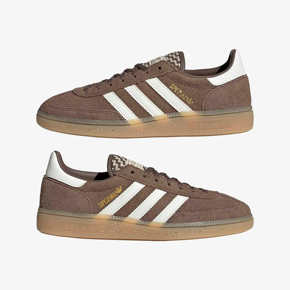 Thumbnail: Adidas Handball Spezial Womens Sneakers KK0928 in earth strada/off white/gum pair