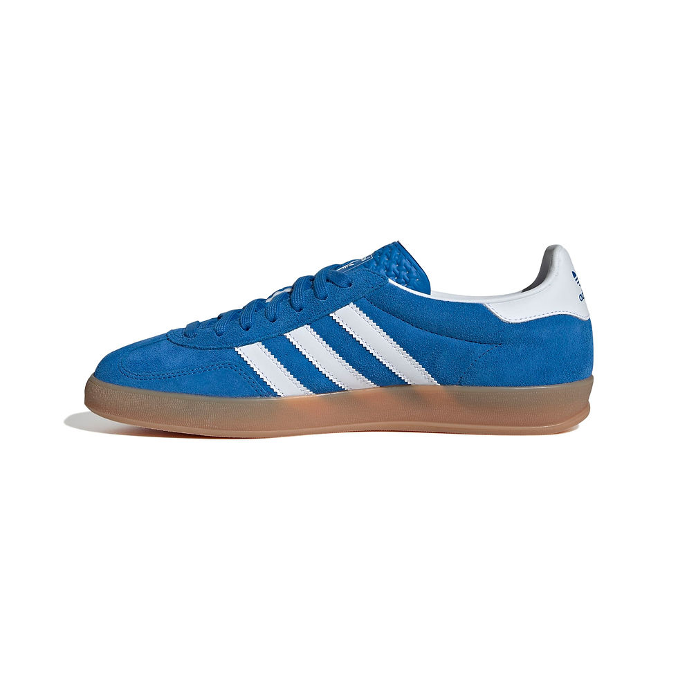 Adidas Gazelle Indoor Sneakers JI2060 in bird blue, cloud white, gum