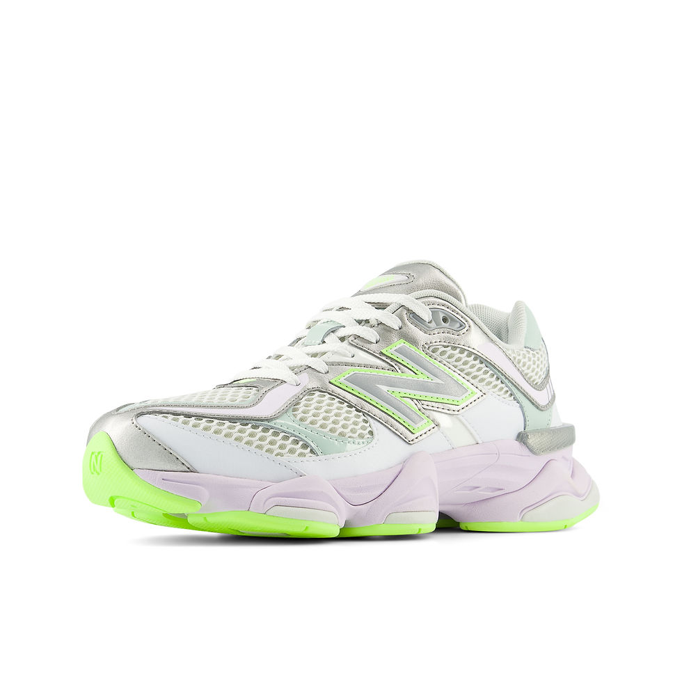 New Balance 9060 Sneakers U9060AGT in white/silver/purple colorway