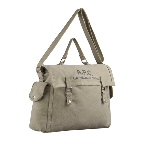 A.P.C. Recuperation Satchel | khaki | Evolve Clothing Gallery