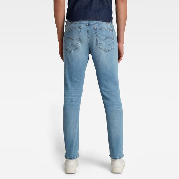 G-Star 3301 Slim Fit Denim | light indigo aged