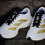 Thumbnail: Adidas Adizero EVO SL Sneakers JQ4441 white, matte gold upper pair lacing