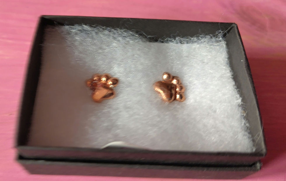 Thumbnail: Paw Print Earrings 