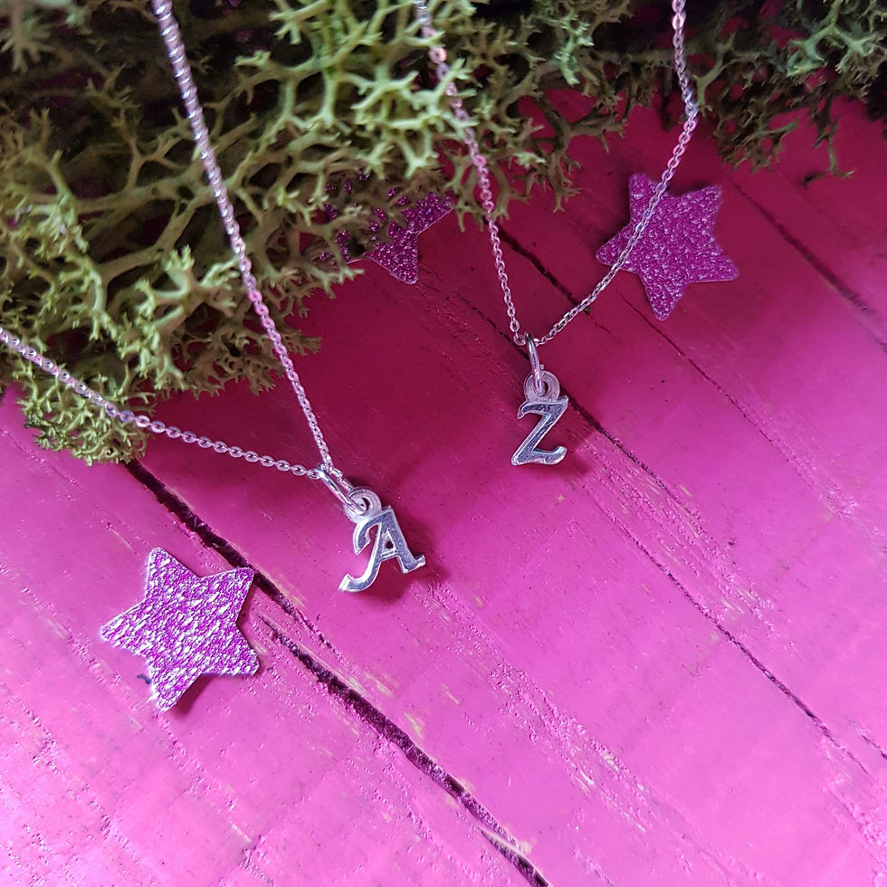 Thumbnail: Silver Initial Necklace