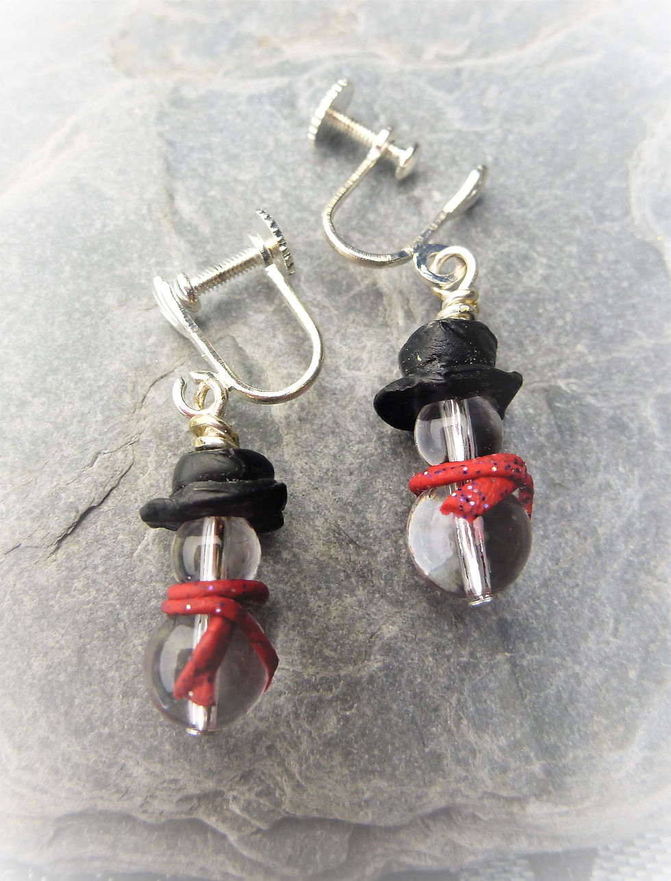 Thumbnail: Swarovski Snowmen Earrings