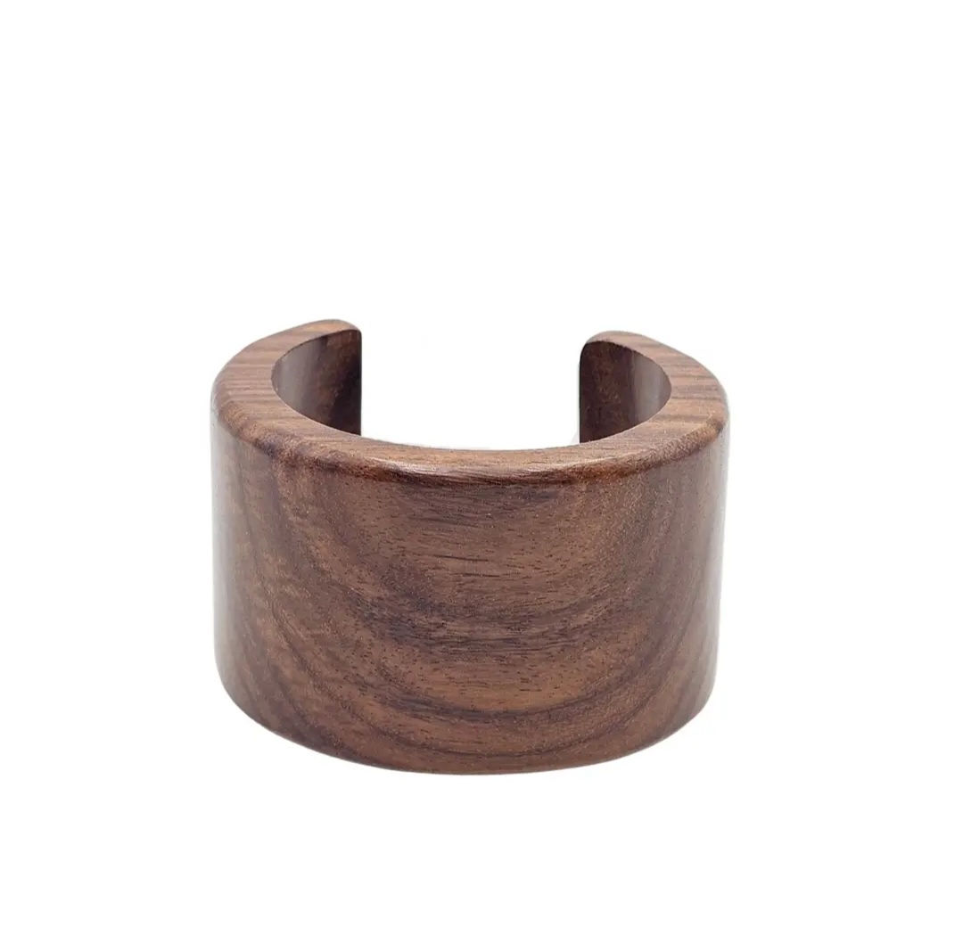 2" Brown Wood Hoodoo Cuff Bracelet