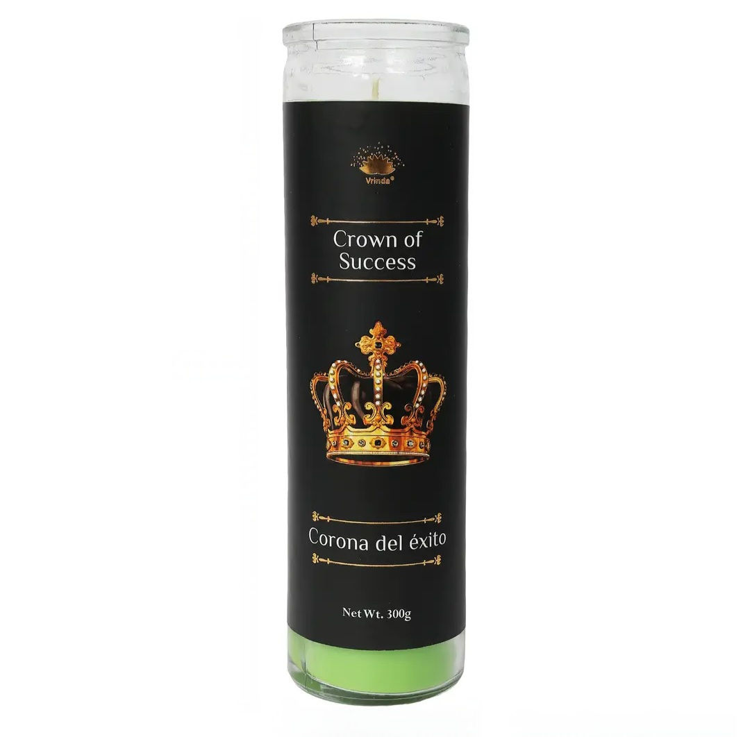 8" Crown Of Success Candle