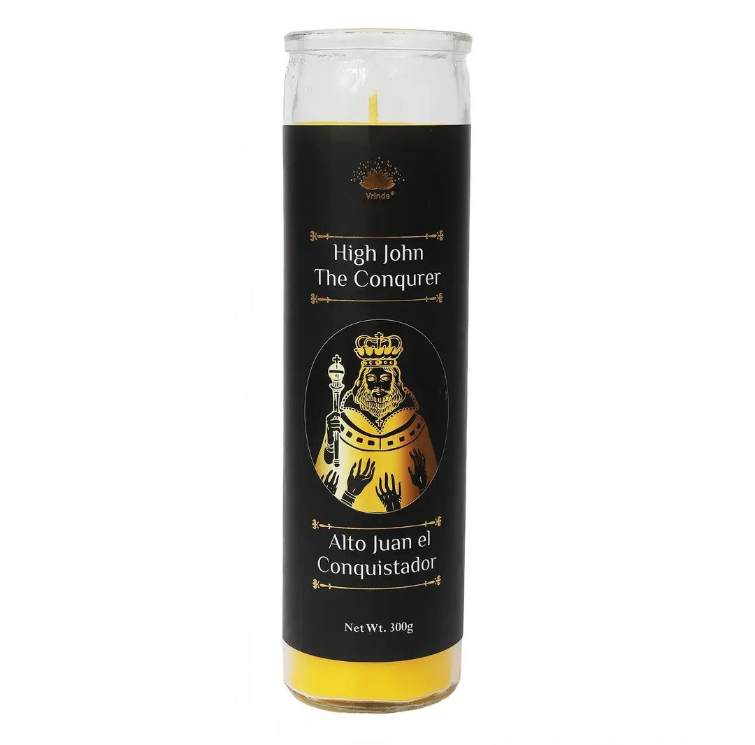 8" High John The Conquer Candle