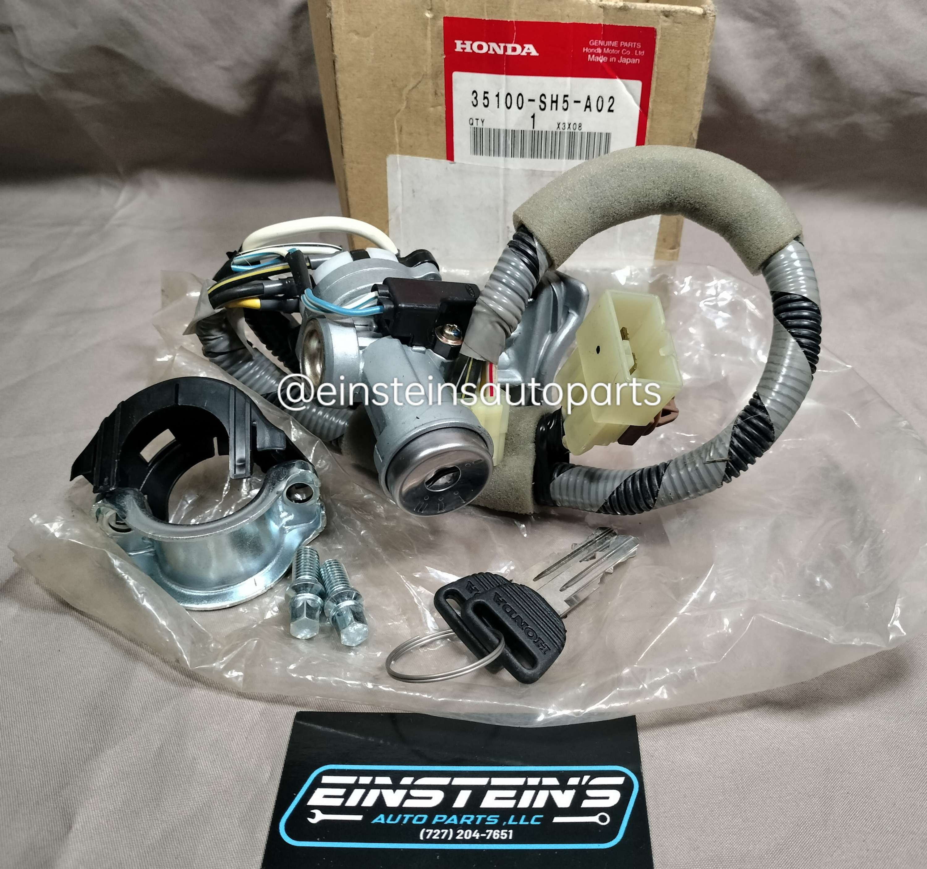 Honda CRX OEM Ignition Switch Set 