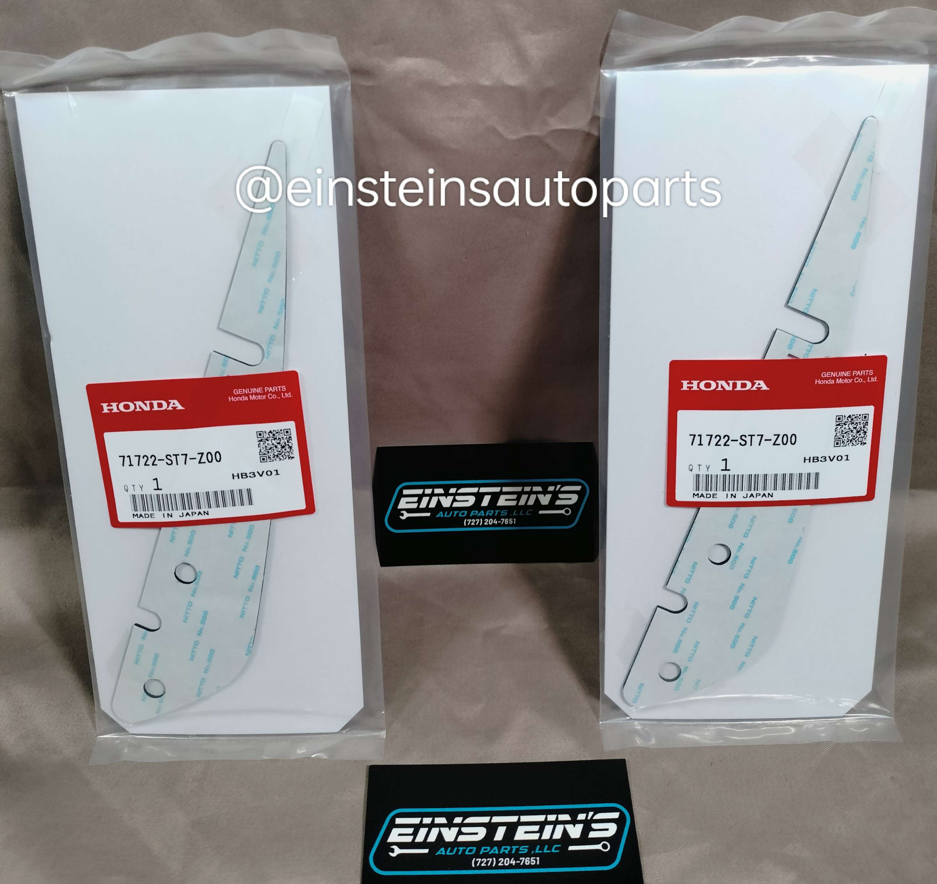 94-01 Honda Integra Type R OEM Rear Wing Spoiler Gaskets R+L 7172-ST7-Z00