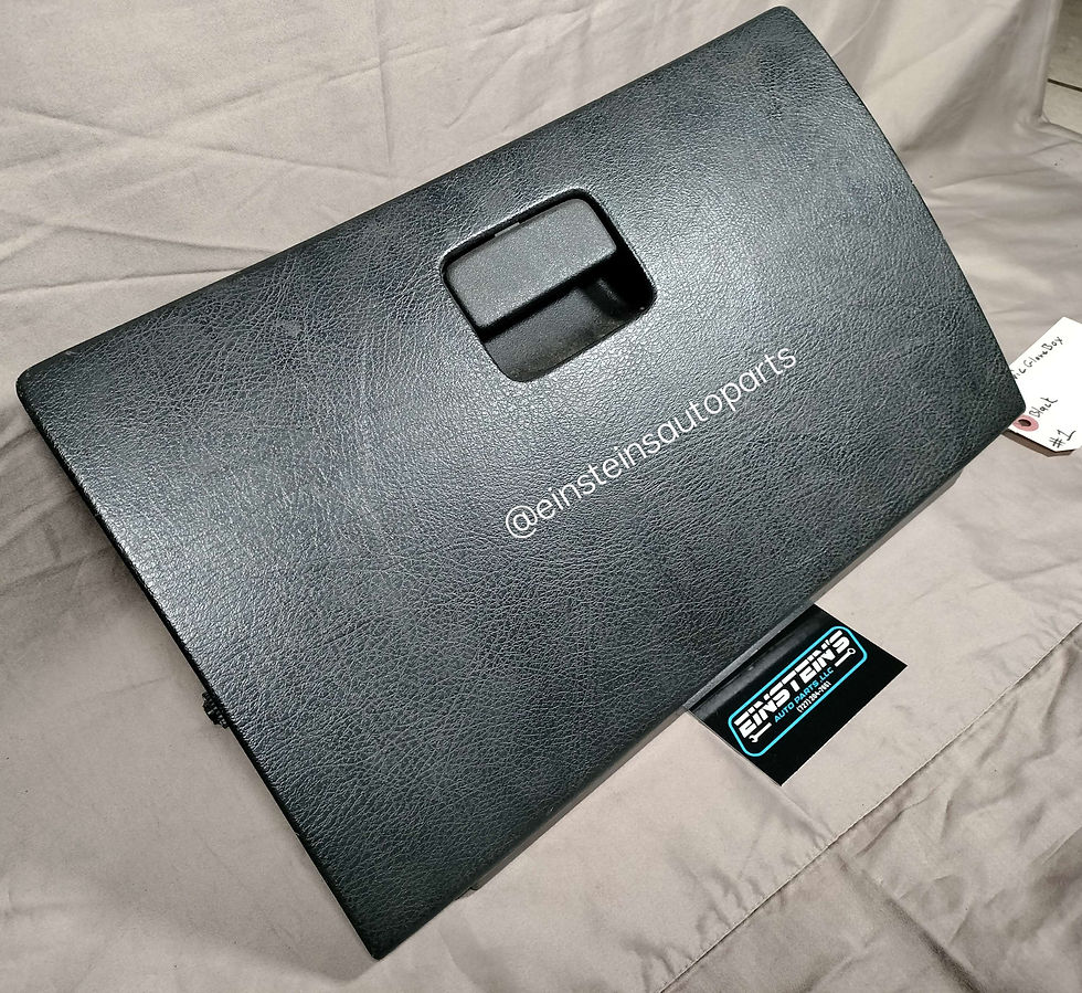Thumbnail: Black 92-95 Honda Civic Eg glovebox door with handle.