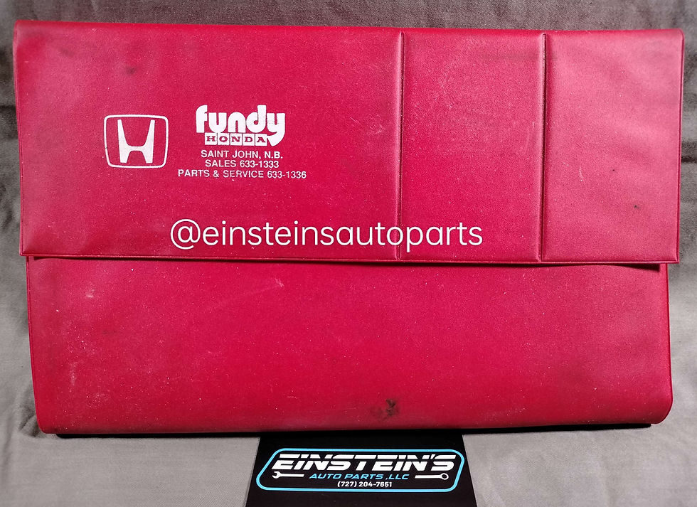 Thumbnail: 1988 Civic Owners Manual Packet (Canadian) 00x38-SH2-6001