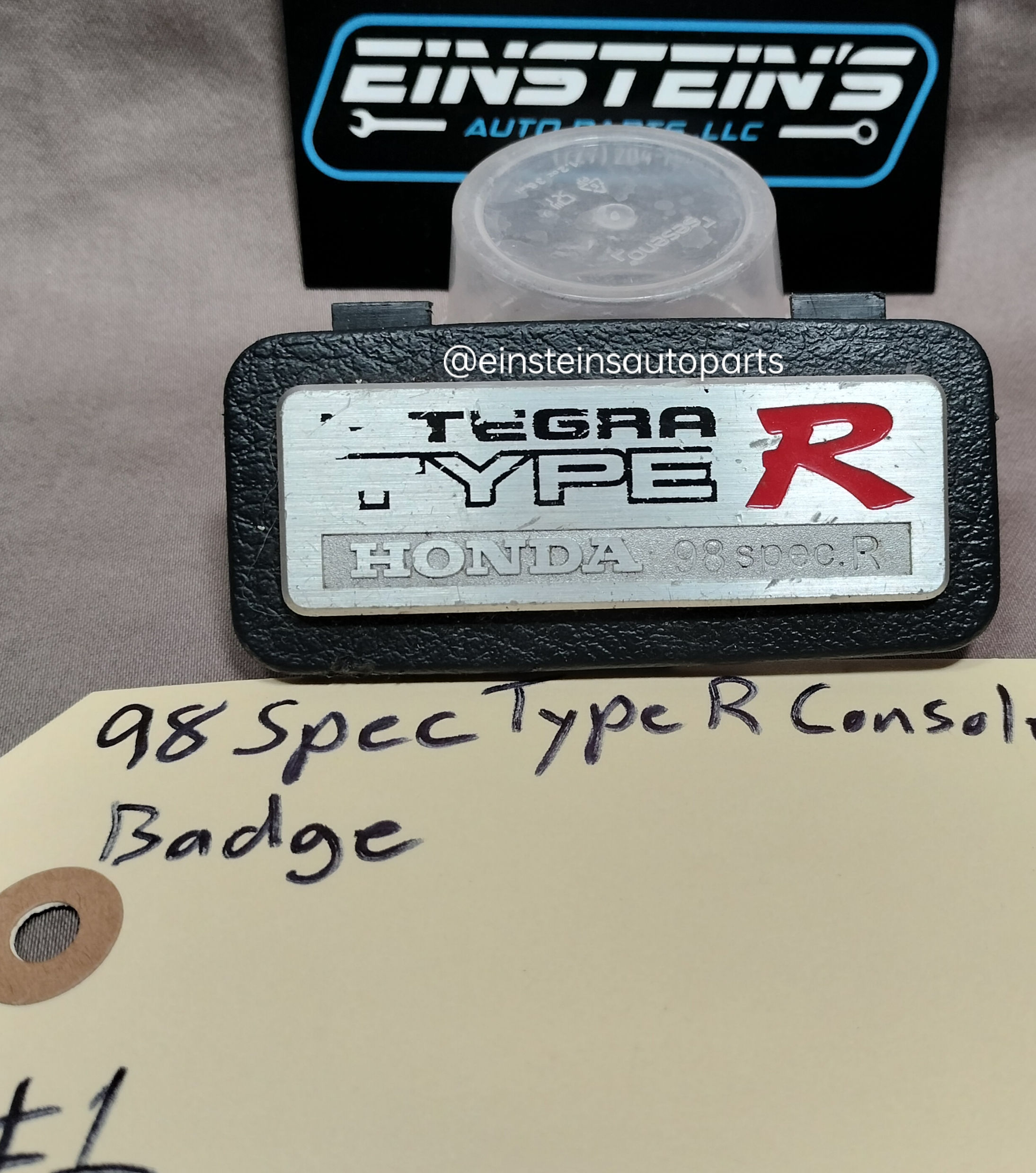 OEM 98 Spec R Type R Integra Console Badge 
