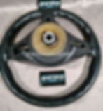 Rear view of a JDM Honda Integra OEM Type R steering wheel