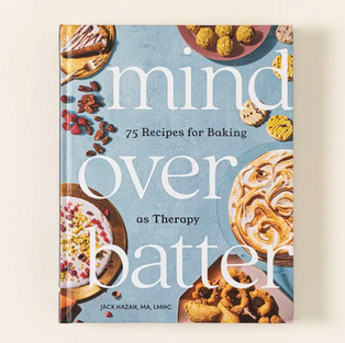 Mind Over Batter: A Mental Wellness Cookbook. Shop with West Status and Discover how to use baking as a therapy. Created by a licensed psychotherapist and baking master to boost mindfulness in the kitchen.